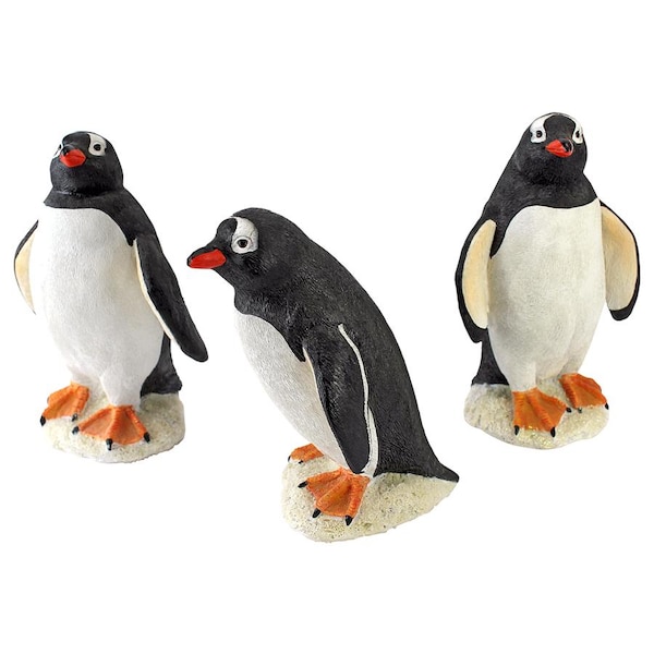 Design Toscano Baby Penguin Triplet Statues - QM2335300