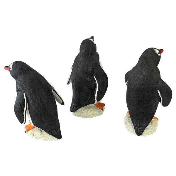 Design Toscano Baby Penguin Triplet Statues - QM2335300
