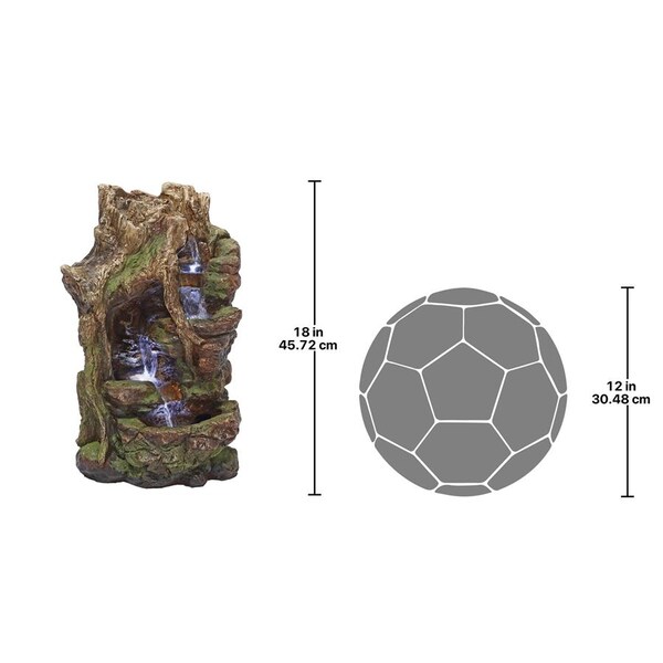 Design Toscano Willow Bend Illuminated Garden Fountain - QN164017