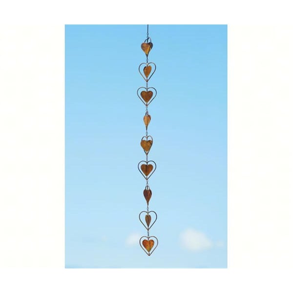 Ancient Graffiti Ancient Graffiti ANCIENTAG87075 Hearts Flamed Hanging Ornament - ANCIENTAG87075