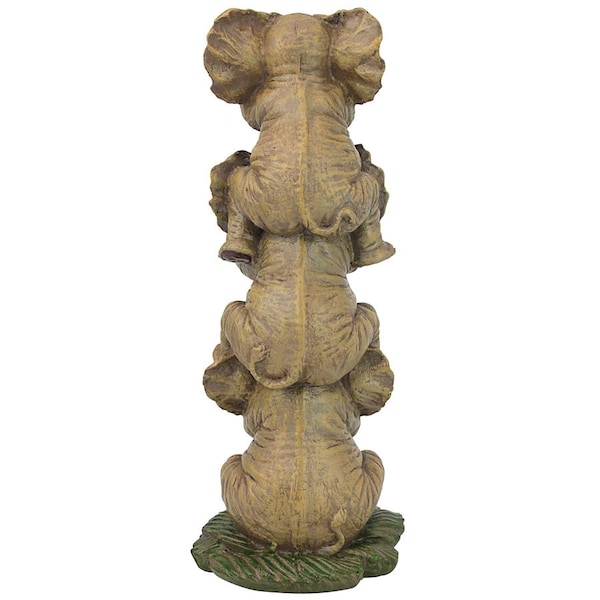 Design Toscano The Hear-No, See-No, Speak-No Evil Elephants: Medium, Set of Two - NG933769