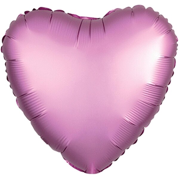 Loftus International 18 in. Flamingo Heart Satin Luxe HX Balloon, 22PK - A3-6822