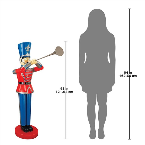 Design Toscano Medium Trumpeting Soldier Statue - NE140009