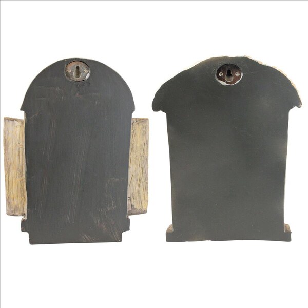 Design Toscano The Knothole Gnomes Garden Welcome Tree Sculpture: Window & Door Gnomes - QL94281