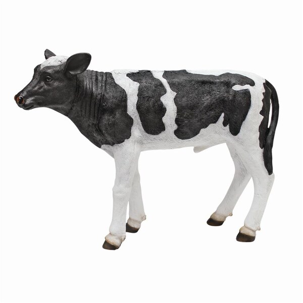 Design Toscano Daisy and Country Boy Cow Statues: Country Boy - QM24163001