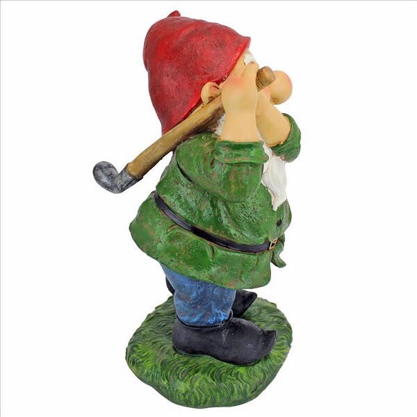 Design Toscano Bogey Burt Garden Gnome Statue - QM2458200
