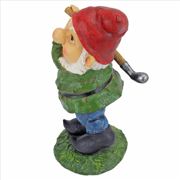 Design Toscano Bogey Burt Garden Gnome Statue - QM2458200