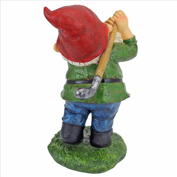 Design Toscano Bogey Burt Garden Gnome Statue - QM2458200