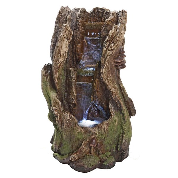 Design Toscano Columbia Falls Illuminated Garden Fountain - QN164045