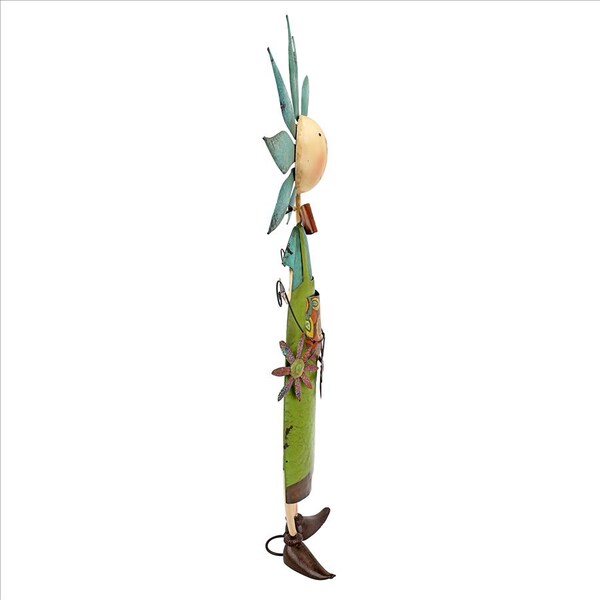 Design Toscano Flower Children Metal Garden Statue: Boy - FU71632