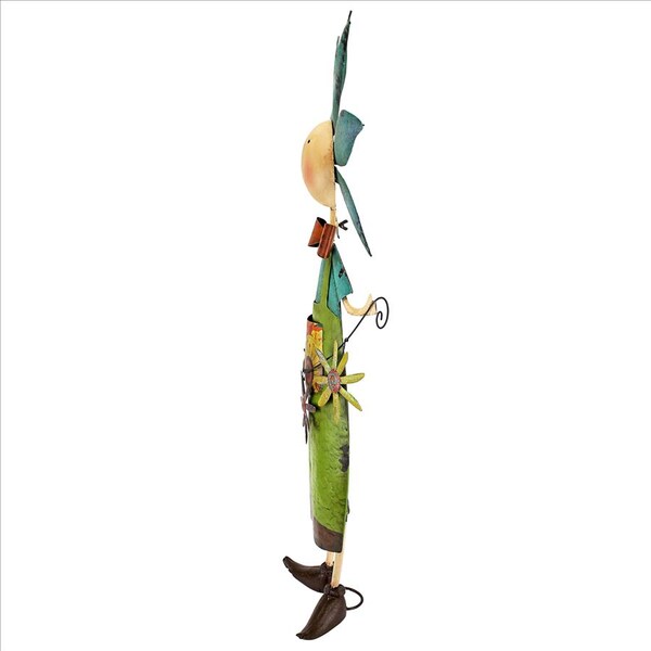 Design Toscano Flower Children Metal Garden Statue: Boy - FU71632