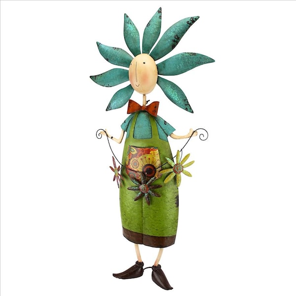 Design Toscano Flower Children Metal Garden Statue: Boy - FU71632