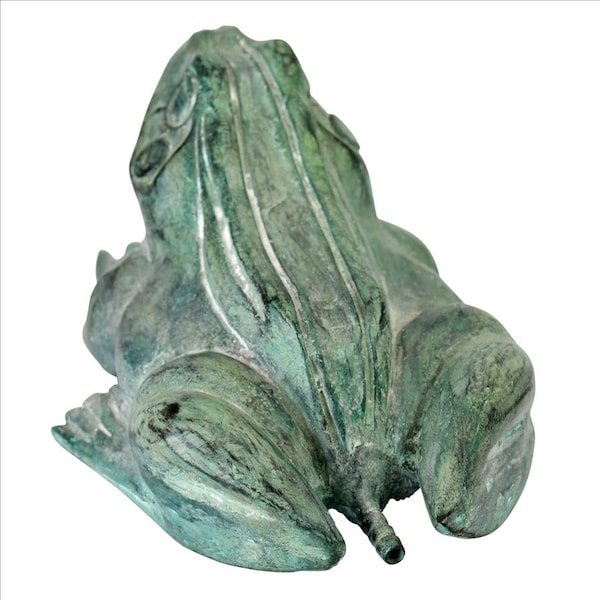 Design Toscano Small Bull Frog Cast Bronze Garden Statue - PN5791