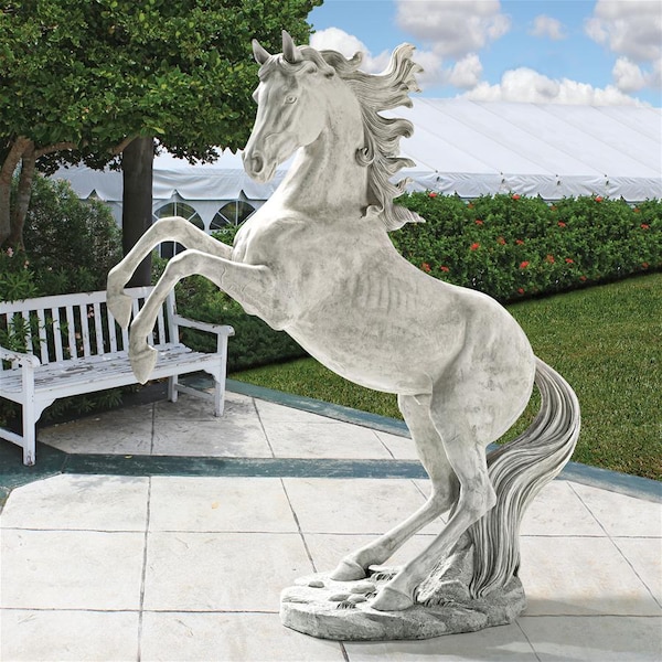 Design Toscano Unbridled Power Equestrian Horse Statue: Life Size - KY1814