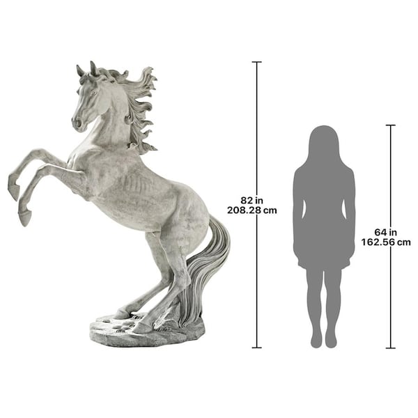 Design Toscano Unbridled Power Equestrian Horse Statue: Life Size - KY1814