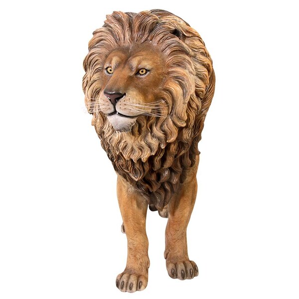 Design Toscano Life-Size "King of the Lions" Sculpture - NE110101