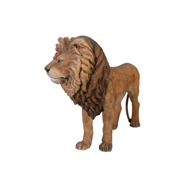 Design Toscano Life-Size "King of the Lions" Sculpture - NE110101
