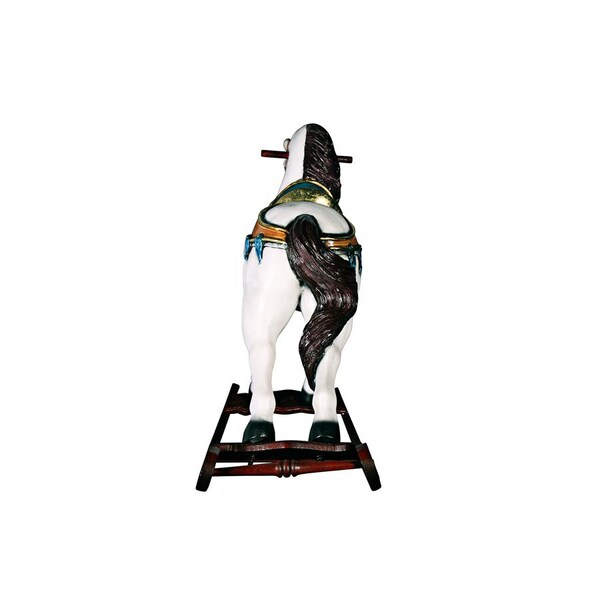Design Toscano Victorian Carousel Pony Rocking Horse Statue - NE46747