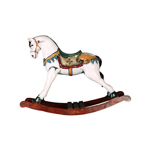 Design Toscano Victorian Carousel Pony Rocking Horse Statue - NE46747