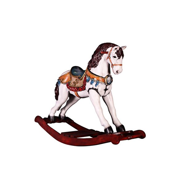 Design Toscano Victorian Carousel Pony Rocking Horse Statue - NE46747