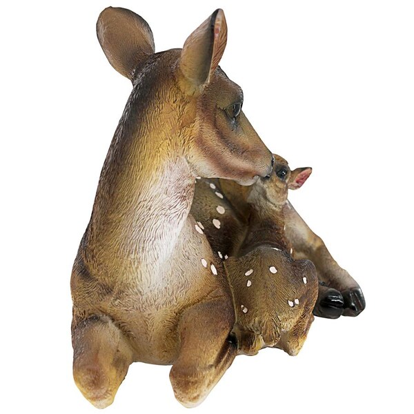 Design Toscano Mother's Love Doe and Fawn Statue: Small - AL20502
