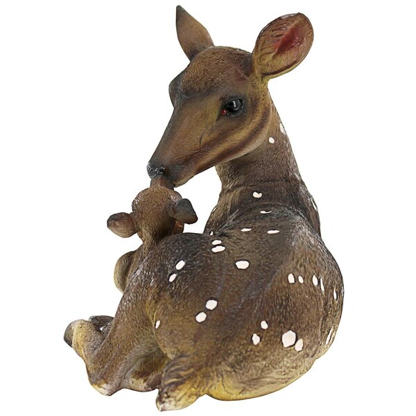 Design Toscano Mother's Love Doe and Fawn Statue: Small - AL20502