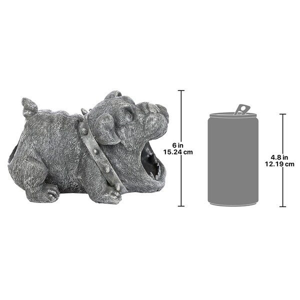 Design Toscano Butch the Bulldog Gutter Guardian Downspout Statue - QM7512105
