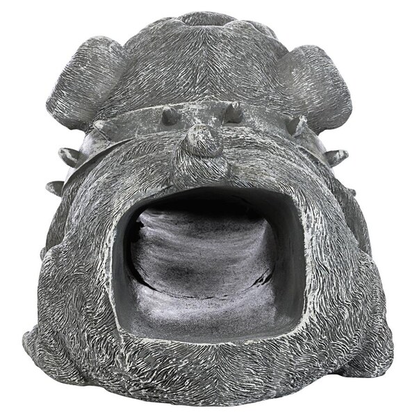 Design Toscano Butch the Bulldog Gutter Guardian Downspout Statue - QM7512105