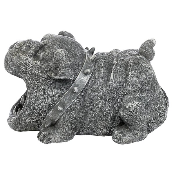 Design Toscano Butch the Bulldog Gutter Guardian Downspout Statue - QM7512105