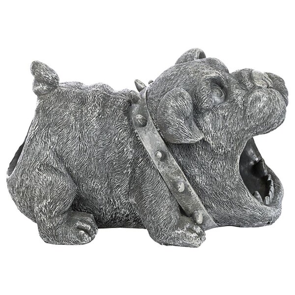 Design Toscano Butch the Bulldog Gutter Guardian Downspout Statue - QM7512105