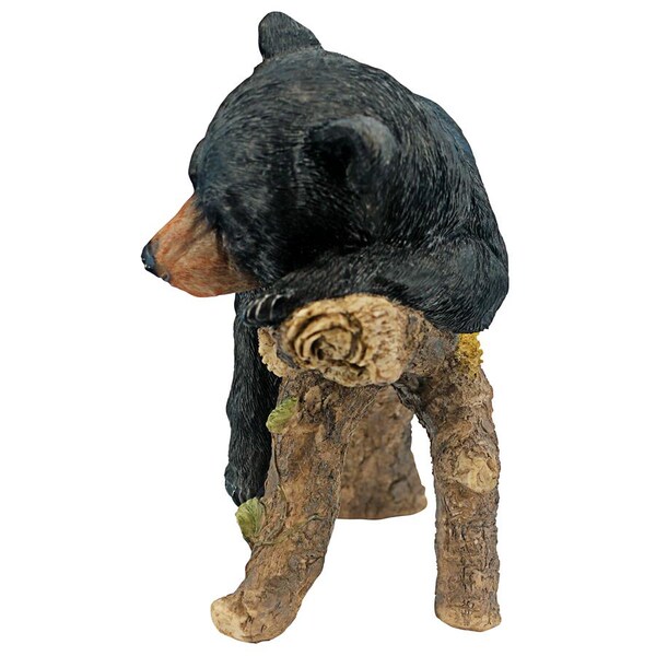 Design Toscano Catnapping Cub Black Bear Statue - JQ8560