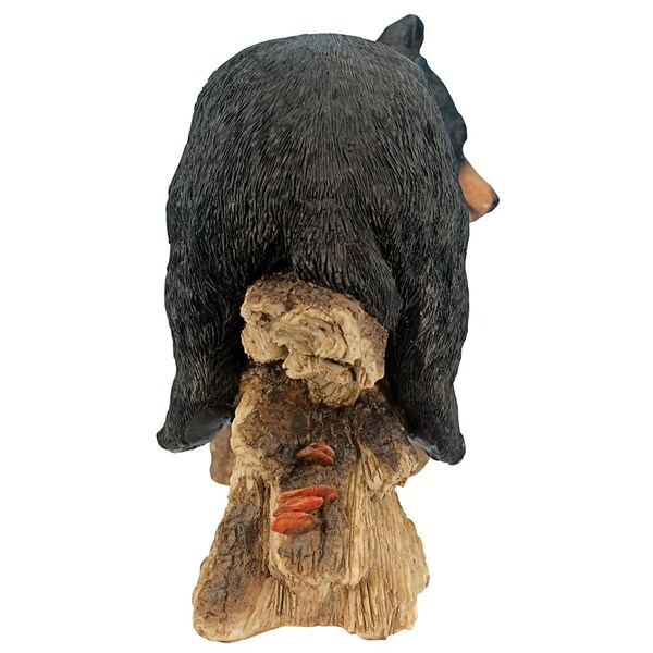Design Toscano Catnapping Cub Black Bear Statue - JQ8560
