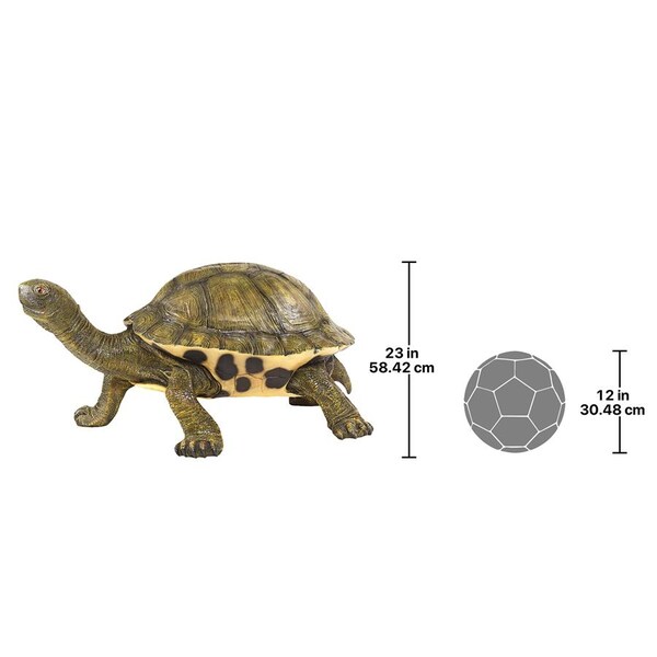 Design Toscano The Tranquil Tortoise Garden Sculpture: Giant - KY168