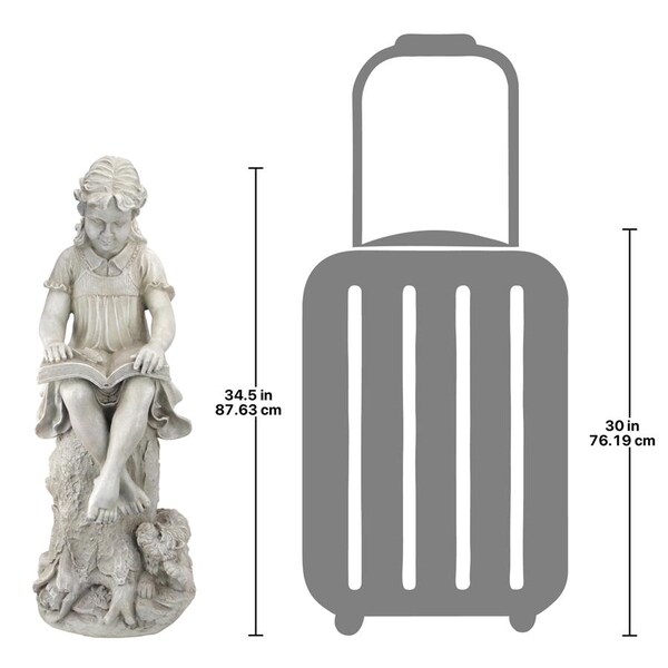 Design Toscano Sierra the Reading Child Garden Statue - JQ9634