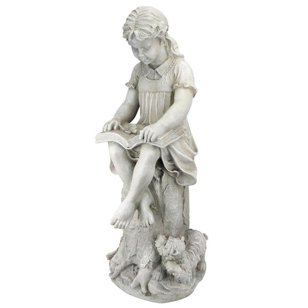Design Toscano Sierra the Reading Child Garden Statue - JQ9634