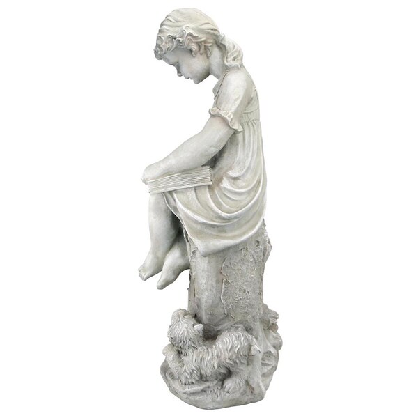 Design Toscano Sierra the Reading Child Garden Statue - JQ9634