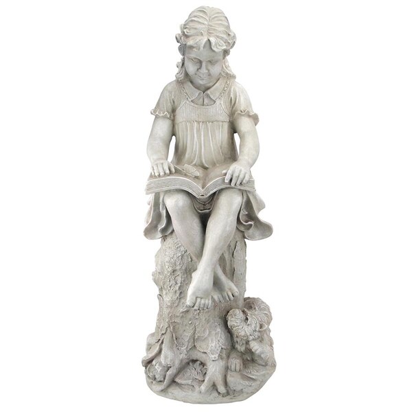 Design Toscano Sierra the Reading Child Garden Statue - JQ9634