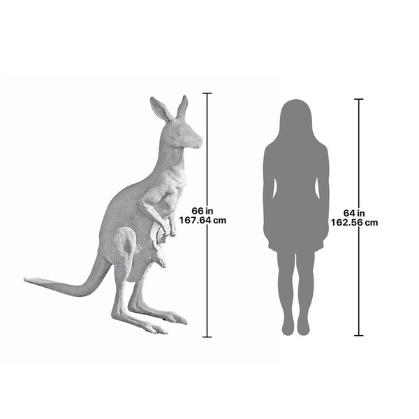 Design Toscano Australian Outback Kangaroo Garden Sculpture - NE20701