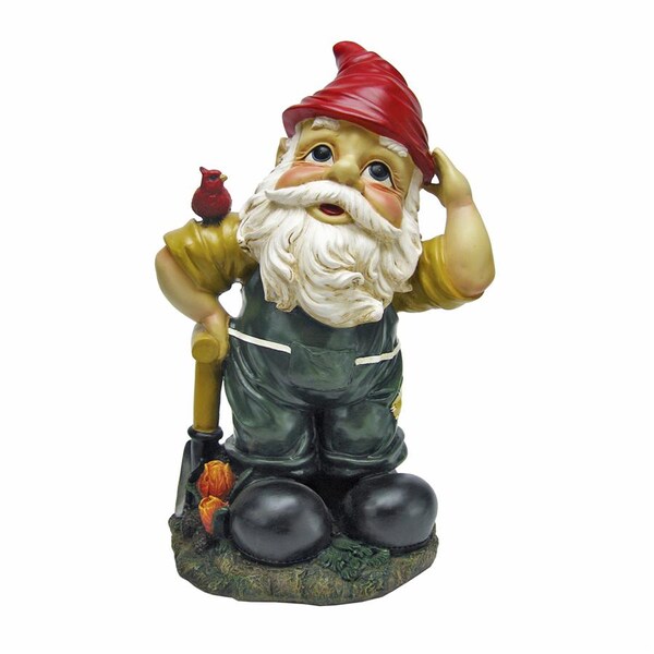 Design Toscano Dieter, the Digger Garden Gnome Statue - QL152650