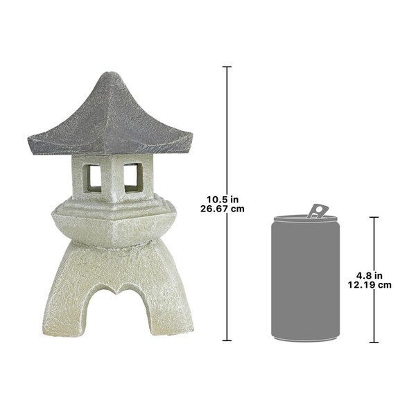Design Toscano Pagoda Lantern Sculpture: Set of Two Medium - NG729869
