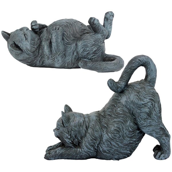 Design Toscano Playful Cats Statue Collection: Set of Two - QL957118