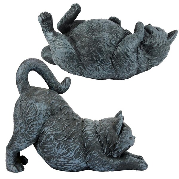 Design Toscano Playful Cats Statue Collection: Set of Two - QL957118