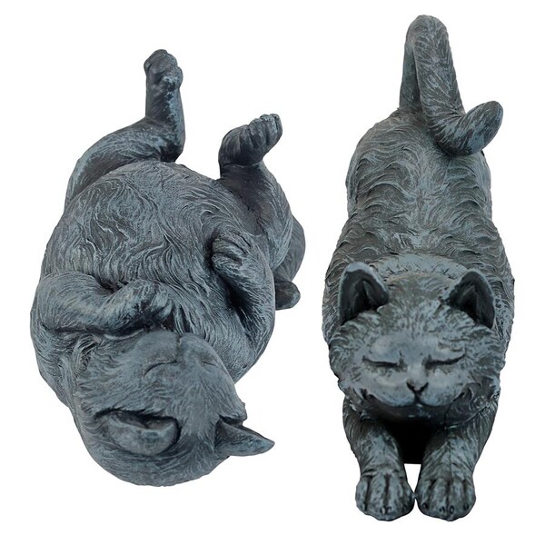 Design Toscano Playful Cats Statue Collection: Set of Two - QL957118