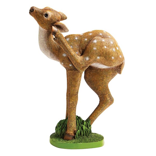 Design Toscano Out from the Thicket Baby Deer Statue - QM2758000
