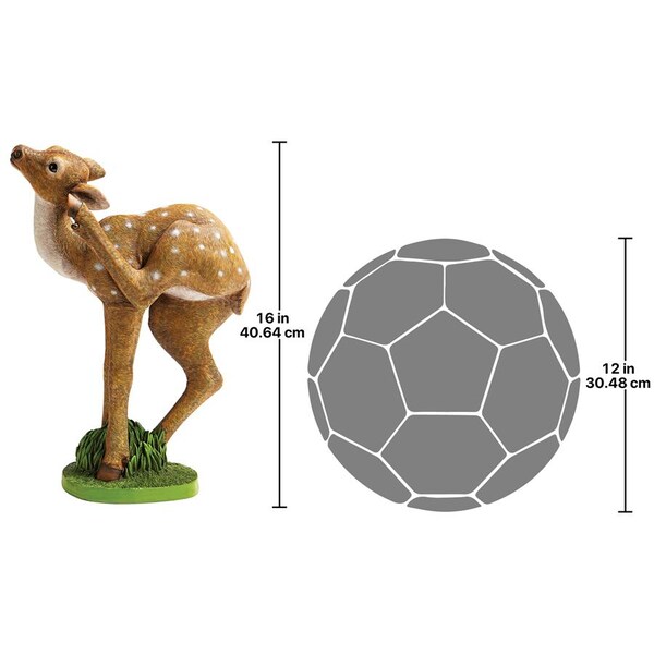 Design Toscano Out from the Thicket Baby Deer Statue - QM2758000