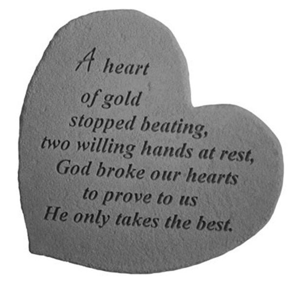 Kay Berry Great Thought Hearts- A heart of gold. - 8601