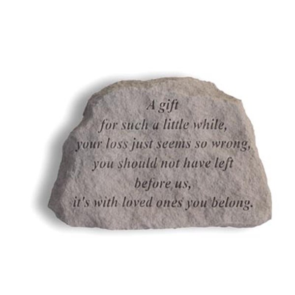 Berry Kay - Inc. A Gift For Such A Little While - Memorial - 6 Inches x 5 Inches - 79420