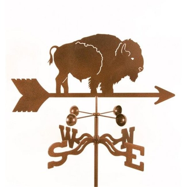 Ez Vane EZ Vane EZ1303-GR Bison Weathervane with Garden Mount - EZ1303-GR