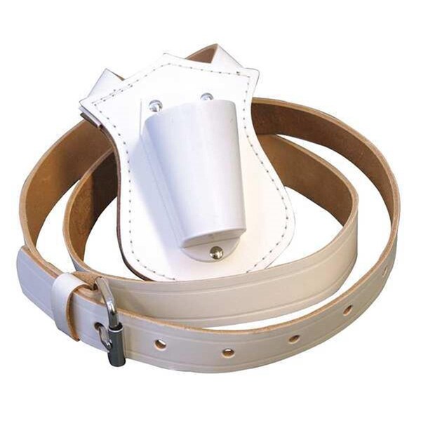 Perfectpatio S - W Single White Leather Belt - PE2648478