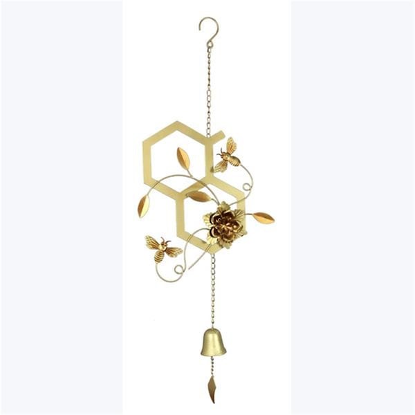 Campanas Metal Honey Bee Windchime - CA3277389